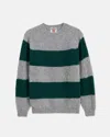 Alex Mill X J.press Shaggy Dog Striped Crew In Gray
