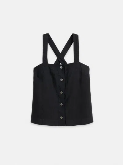 Alex Mill Zoe Tank In Linen In Black