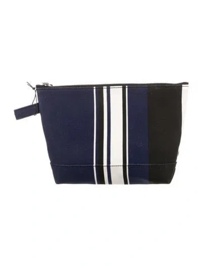 Pre-owned Alex Mill L Canvas Pouch In Blue