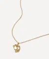 Alex Monroe 18ct Gold Teeny Tiny Crab Diamond Pendant Necklace In Gold