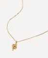 Alex Monroe 18ct Gold Teeny Tiny Snake Pendant Necklace In Gold