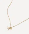 Alex Monroe 18ct Gold Teeny Tiny T-rex Pendant Necklace In Gold