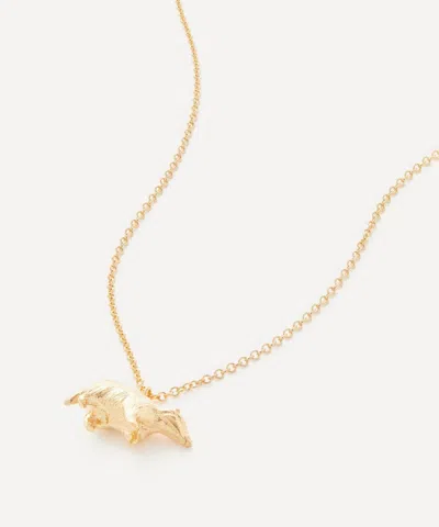 Alex Monroe 22ct Gold-plated Foraging Badger Pendant Necklace