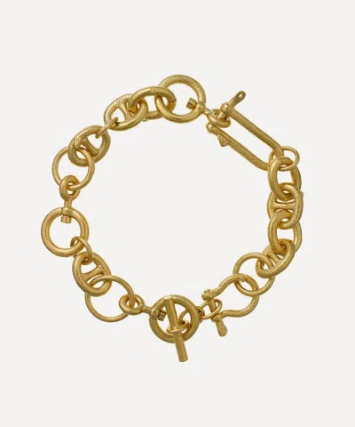 Alex Monroe 22ct Gold-plated Heavy Chain Boatyard Link Bracelet