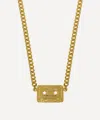 Alex Monroe 22ct Gold-plated In-line Cassette Mixtape Pendant Necklace