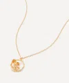 Alex Monroe 22ct Gold-plated Mushroom Patch Loop Pendant Necklace