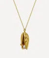 Alex Monroe 22ct Gold-plated Mussel & Pearl Necklace In Gold