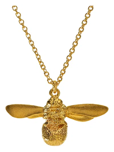 Alex Monroe Bee-shaped Necklace In Gold