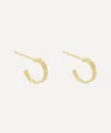 Alex Monroe Gold-plated Nest Structure Mini Hoop Earrings