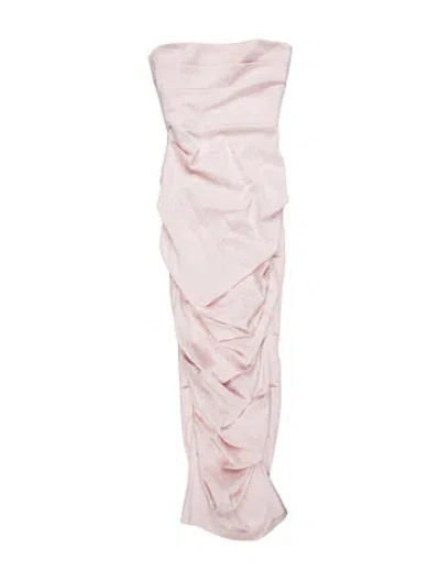 Pre-owned Alex Perry Acetate Midi Length Dress In Pink