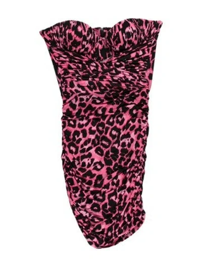 Pre-owned Alex Perry Animal Print Mini Dress In Multicolor
