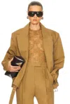 Alex Perry Biker Jacket In Brown