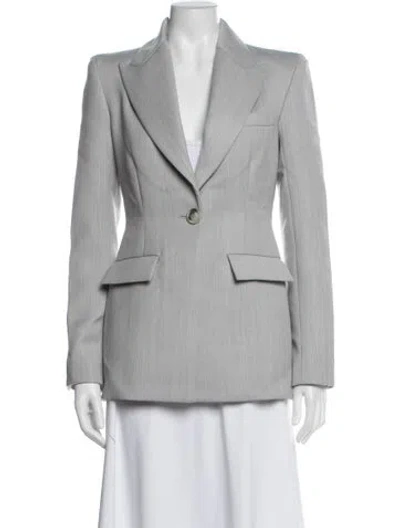 Pre-owned Alex Perry Blazer In Grey
