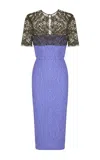 Alex Perry Cataline Pencil Dress. In Multi