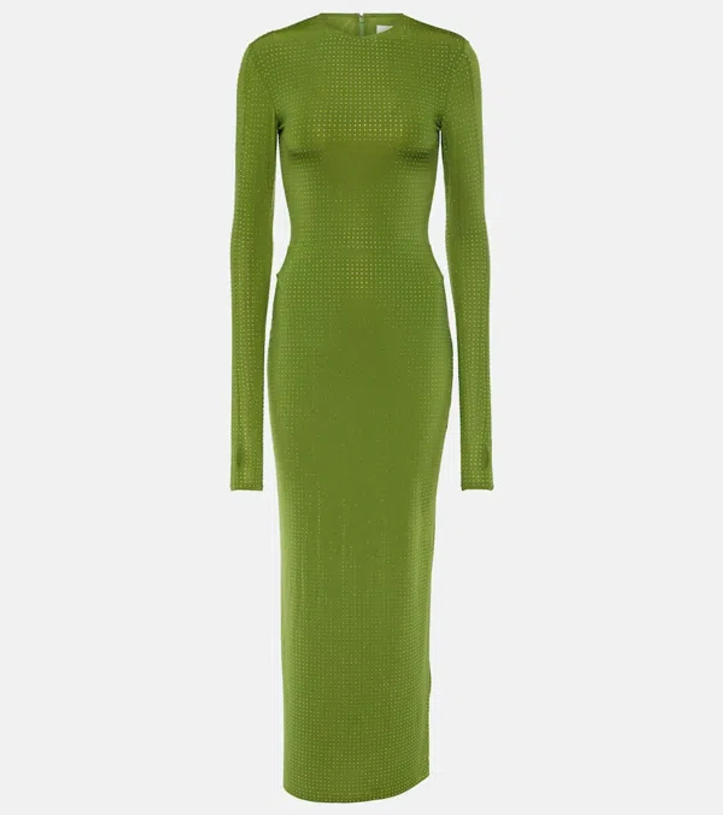 green emerald velvet dress Alex Perry Neon Green Dress with Panel Detailing FR 38 (UK 10)  Sellier