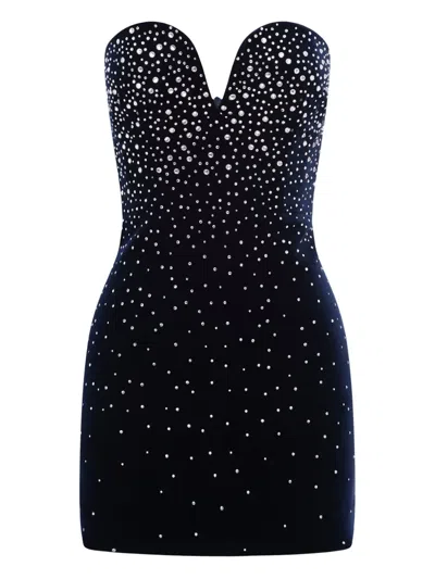 ALEX PERRY CRYSTAL-EMBELLISHED MINI DRESS
