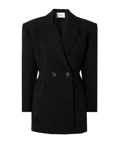 Alex Perry Double Breasted Blazer Dress In Black