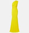 Alex Perry Draped One-shoulder Crêpe Jersey Gown