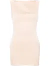 Alex Perry Draped Satin Mini Dress In 粉色