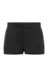 Alex Perry Embossed Leather Shorts