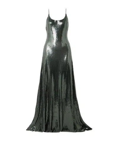 Alex Perry Evening Gown Dress In Green