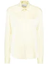 Alex Perry Fitted Shirt In Yellow