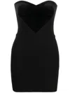 Alex Perry Gibson Bandeau Minidress In Black
