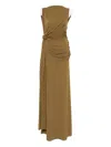Alex Perry Knot-detail Draped Maxi Dress