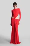 Alex Perry Long Dress In Red