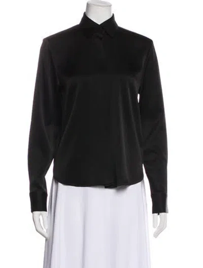 Pre-owned Alex Perry Long Sleeve Top In Black