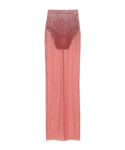 ALEX PERRY MESH HALF-LENGTH DRESS