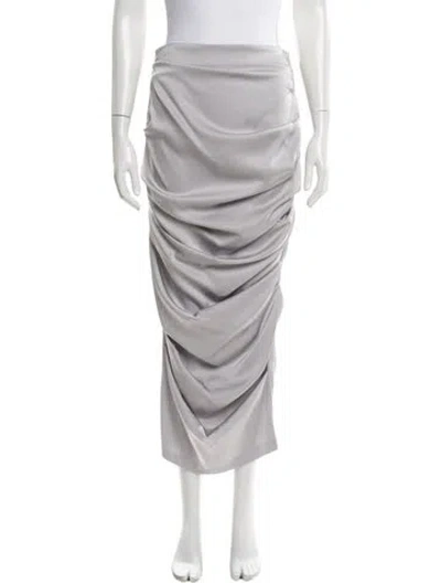 Pre-owned Alex Perry Midi Length Skirt W/ Tags In Gray