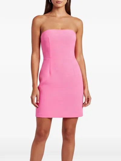 Pre-owned Alex Perry Mini Corset Strapless Dress In Pink