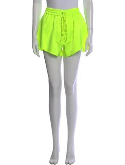 Pre-owned Alex Perry Mini Shorts In Yellow