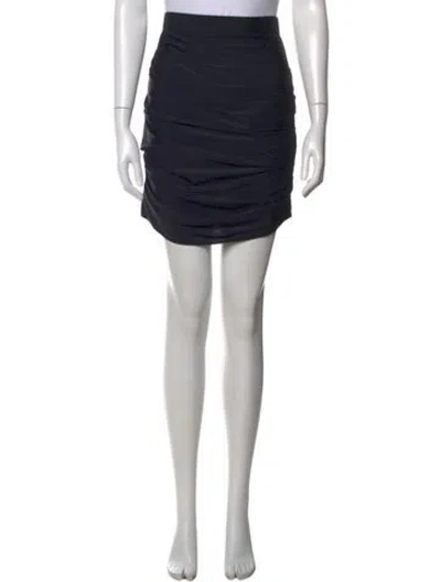 Pre-owned Alex Perry Mini Skirt In Black