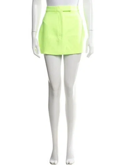 Pre-owned Alex Perry Mini Skirt In Green