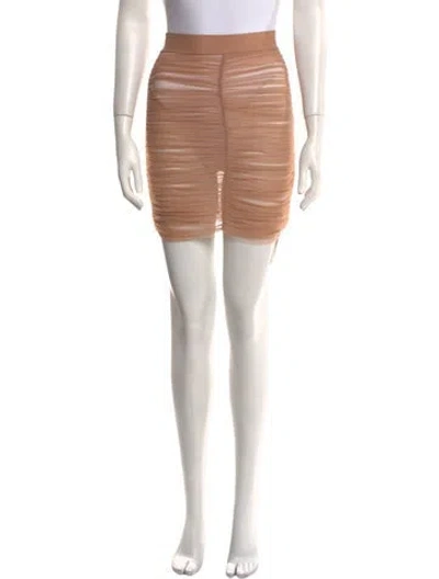 Pre-owned Alex Perry Mini Skirt In Neutral