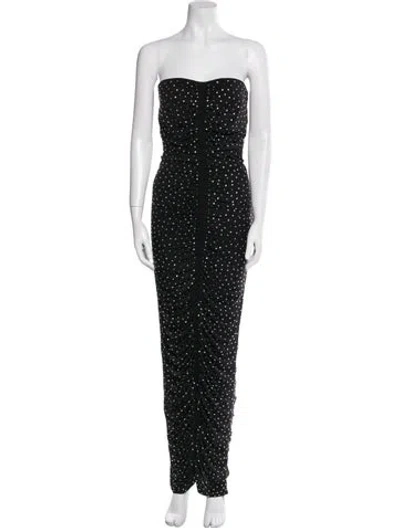 Pre-owned Alex Perry Nylon Long Dress In Black