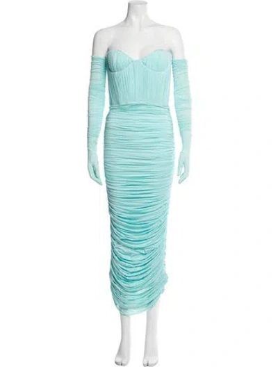 Pre-owned Alex Perry Nylon Long Dress In Blue