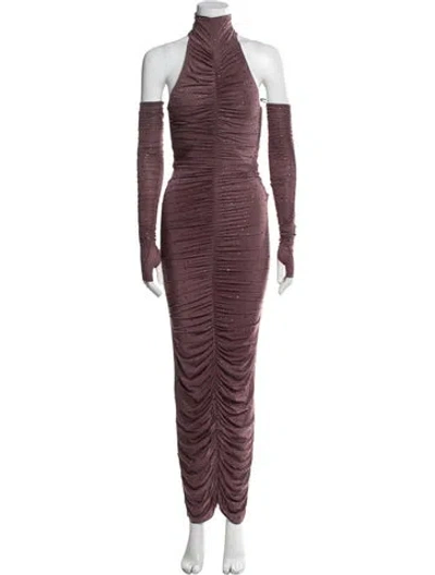 Pre-owned Alex Perry Nylon Long Dress In Purple