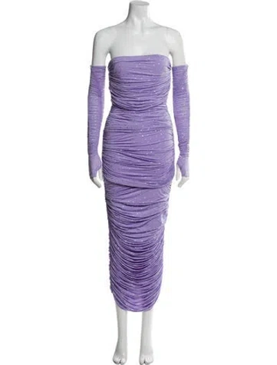Pre-owned Alex Perry Nylon Midi Length Dress In Purple