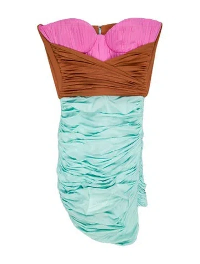 Pre-owned Alex Perry Nylon Mini Dress In Blue