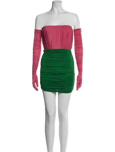 Pre-owned Alex Perry Nylon Mini Dress In Multi