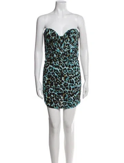 Pre-owned Alex Perry Nylon Mini Dress In Neutral