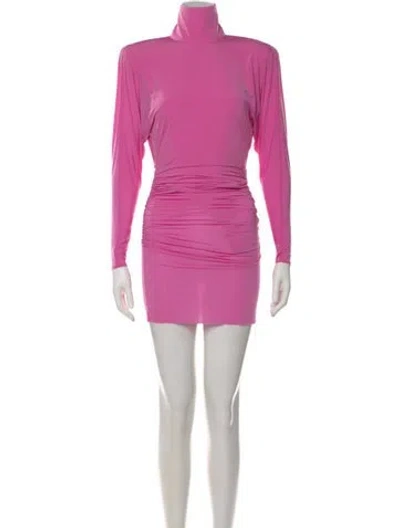 Pre-owned Alex Perry Nylon Mini Dress In Pink