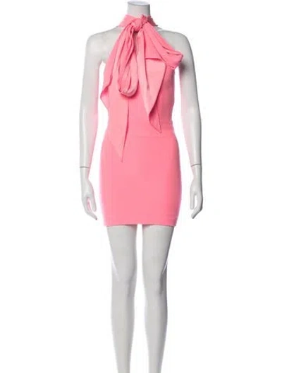 Pre-owned Alex Perry Nylon Mini Dress W/ Tags In Pink