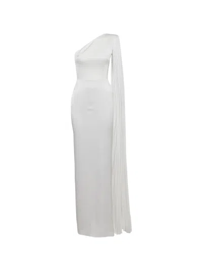 Pre-owned Alex Perry One-shoulder Dress In White