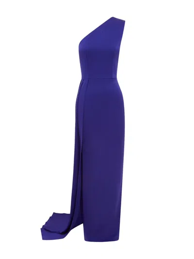 Alex Perry Asymmetrisches Abendkleid In Blau