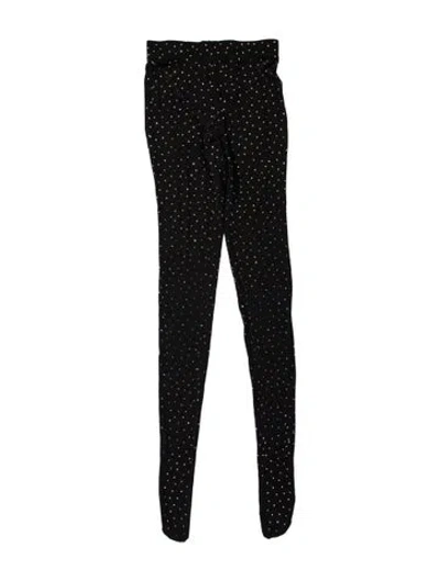 Pre-owned Alex Perry Polka Dot Print Skinny Leg Pants In Blue