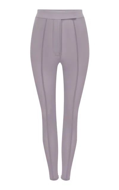 Alex Perry Power Mesh Leggings In Grey